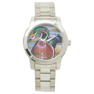 Wood Anka Watch för manar, Anka Hunting Watch Armbandsur
