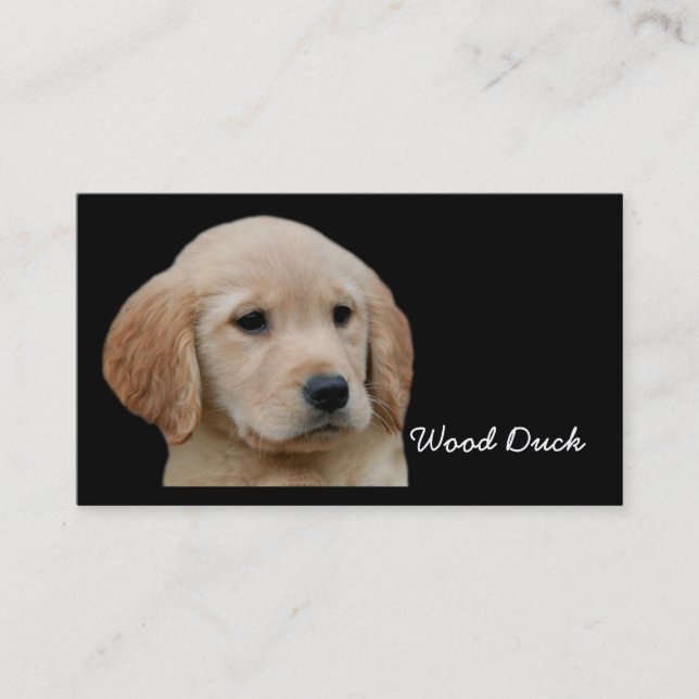 Wood ankavisitkort visitkort (Framsida)