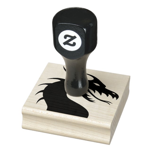 Wood Art Frimärke/Dragon Stämpel (Stämpel)