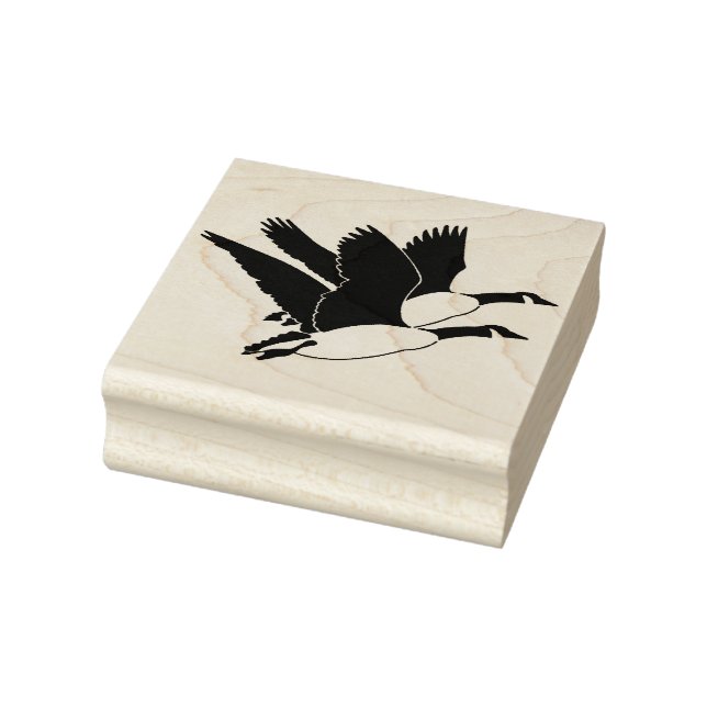 Wood Art Frimärke/Geese Stämpel (Stämpel)