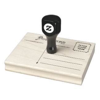 Wood Art Frimärke Stämpel