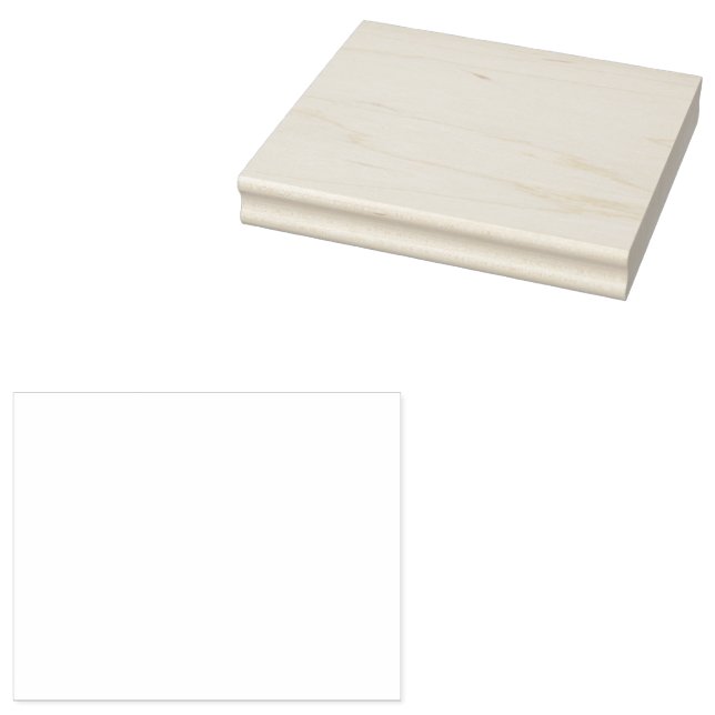 Wood Art Frimärke Stämpel (Stämplad)