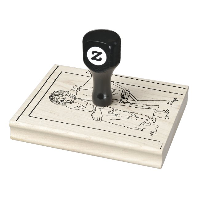 Wood Art Frimärke Stämpel (Stämpel)