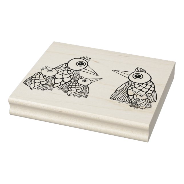 Wood Art Frimärke Stämpel (Stämpel)