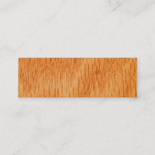 Wood bakgrund - släta skräddarsy bambukorn mini visitkort