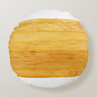 Wood bamboo background texture rund kudde