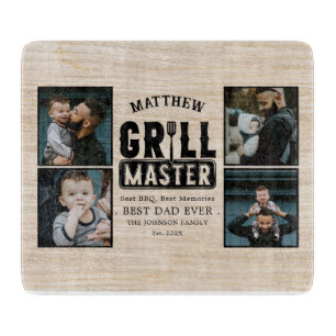 Wood BBQ Grill Master Best Pappa någonsin Photo