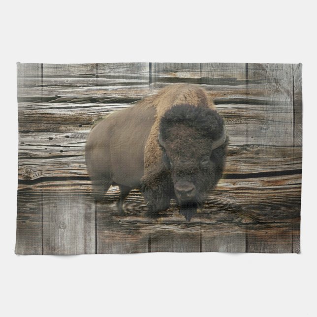 Wood Bison Kökshandduk (Horisontell)