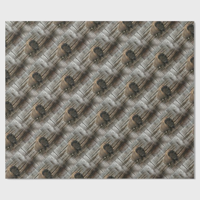 Wood Bison Presentpapper (Platt)