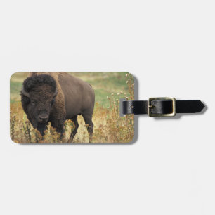 Wood Bisonbagagemärkre Bagagebricka
