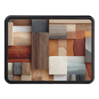 Wood Block Art Hitch Cover Dragkroksskydd