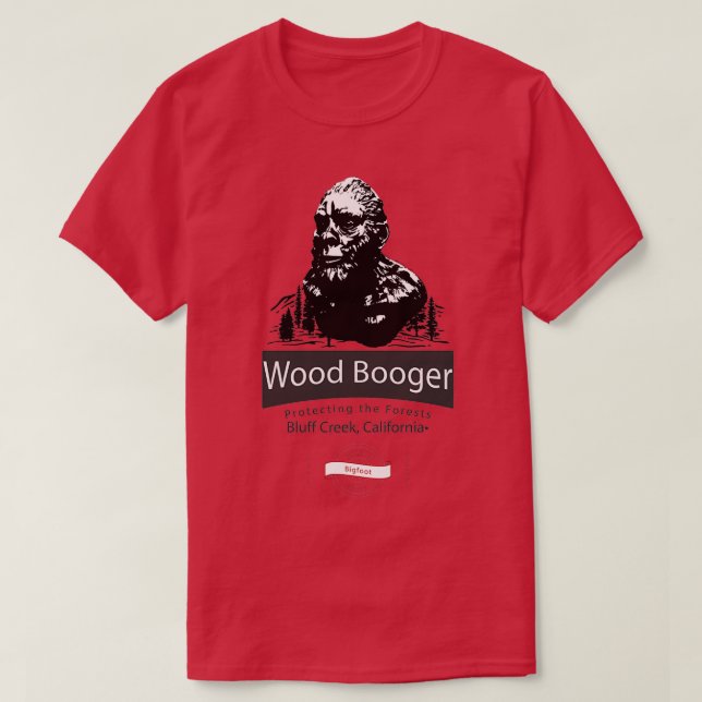 Wood Booger Bigfoot T Shirt (Design framsida)