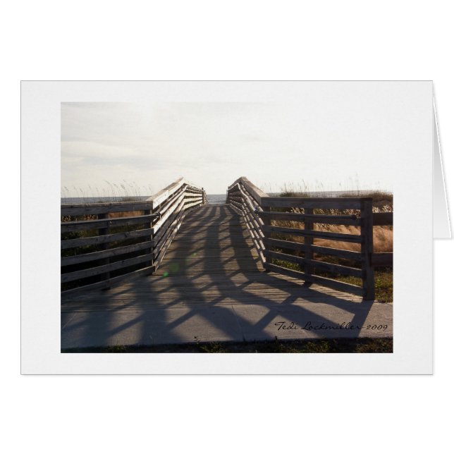 Wood Bridge Hälsningskort (Framsidan Horizontal)