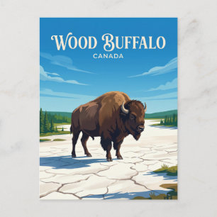 Wood Buffalo nationalpark Kanada Vykort