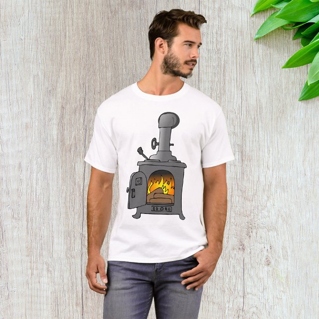 Wood Burner Stove T Shirt (Skapare uppladdad)