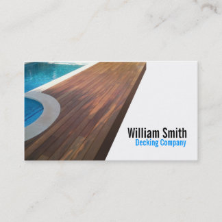 Wood Deck/Decking Contractor Visitkort