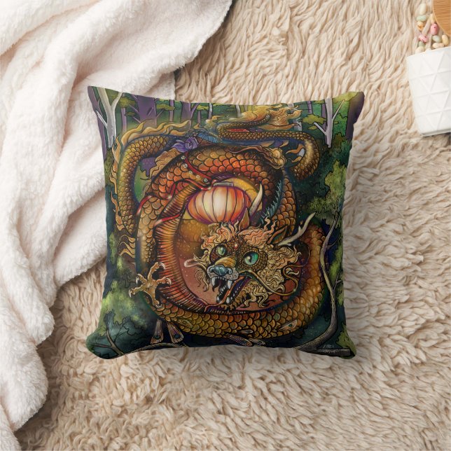 Wood Dragon 2024 Kudde (Filt)