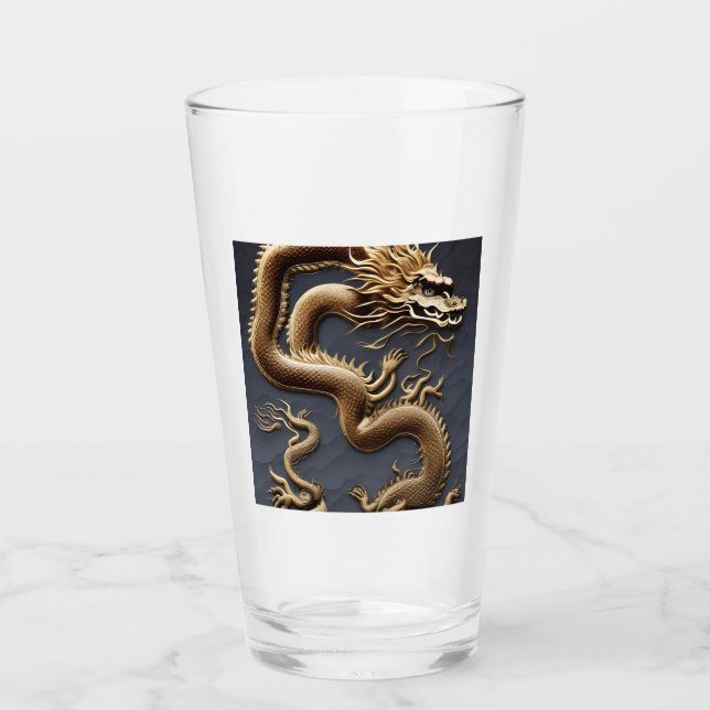 Wood Dragon Glaskopp (Framsida)