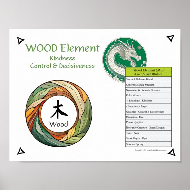 Wood Element Acupuncture Poster (Framsidan)