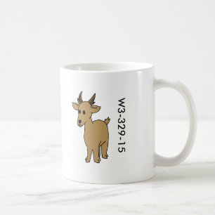 Wood emblemantilopmugg kaffemugg