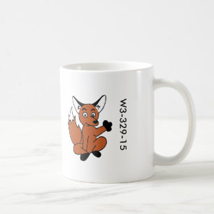 Wood emblemrävmugg kaffemugg
