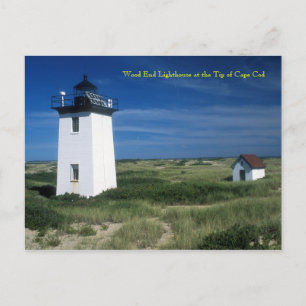 Wood End Lighthouse, Kap Cod, Provincetown Vykort