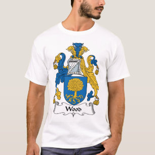 Wood familjvapensköld tee