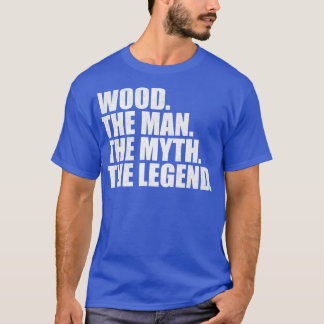 Wood Family namn Wood last Name Wood Surname W T Shirt