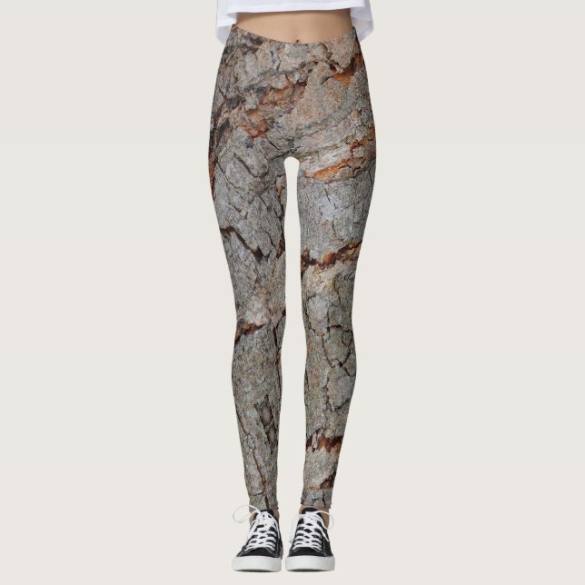 Wood Forest - Power Yoga Leggings (Framsida)