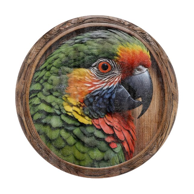 Wood Framed Australian Rainbow Lorikeet (Framsidan)