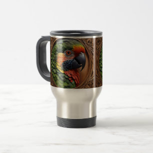 Wood Framed Australian Rainbow Lorikeet Resemugg