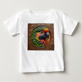 Wood Framed Australian Rainbow Lorikeet T Shirt