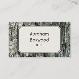 Wood gammalt skäll personifierad botanisk visitkort