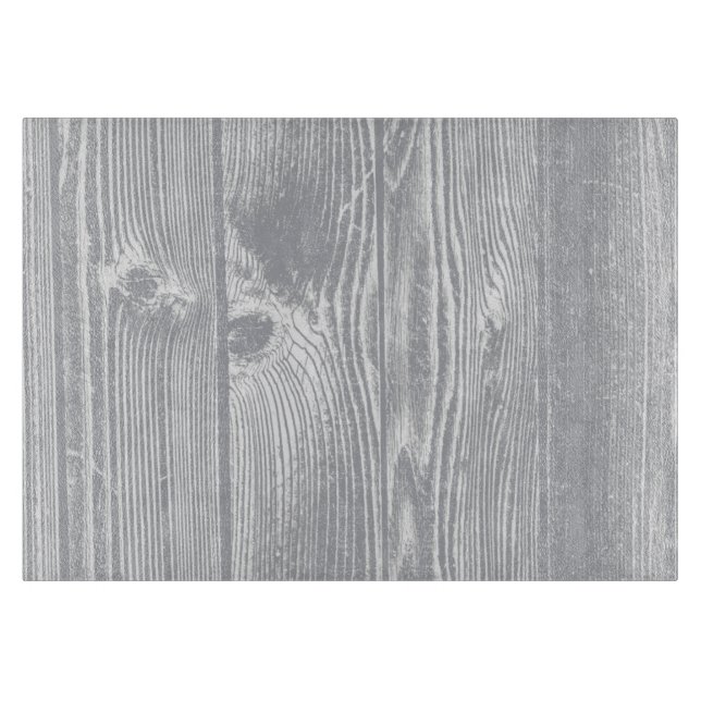 Wood Glass skärbräda för grå färg (Framsidan)