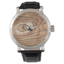 Wood Grain Knothole Watch Armbandsur