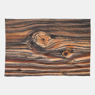 Wood Grain Mönster Kökshandduk
