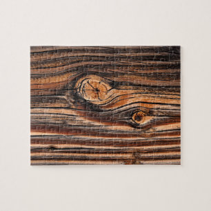 Wood Grain Mönster Pussel