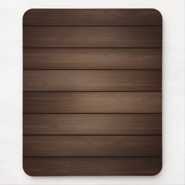Wood Grain Striped Brown Abstract Fashion Art Musmatta (Framsidan)