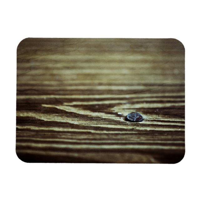 Wood Grain Struktur av Shirley Taylor Magnet (Horisontell)