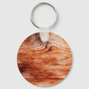 Wood Grain Struktur Nyckelring