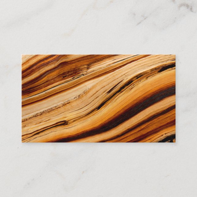 Wood Grain Struktur Visitkort (Framsida)