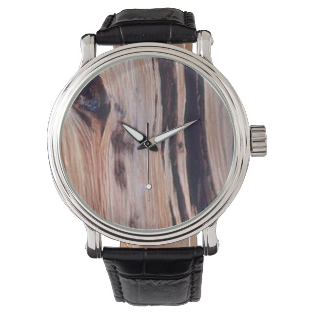 Wood Grain Watch Armbandsur (Framsida)