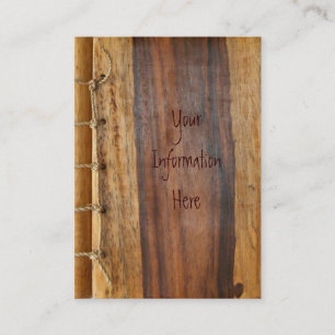 Wood Grained visitkort