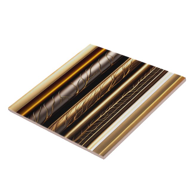 Wood Guld Modern Art Lamperia Collection Kakelplatta (Sidan)