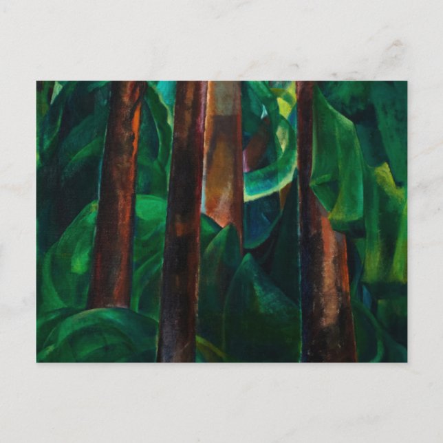 Wood Insida, 1930 av Emily Carr Vykort (Framsida)