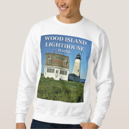 Wood Island fyr, Maine Sweatshirt