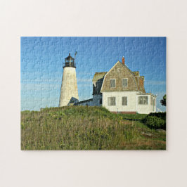 Wood Island Lighthouse, Maine Jigszle Puzzle Pussel