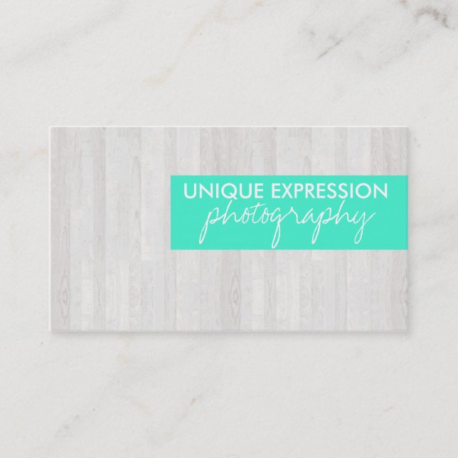 Wood korn visitkort (Framsida)