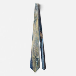 Wood kornBlått-Brunt manar Tie Slips