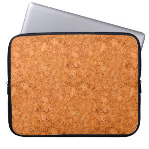 Wood kornLook för Chunky naturlig kork Laptop Sleeve